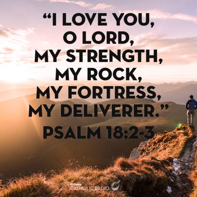 I love you, Lord, my strength. Psalms 18:2 | One Walk